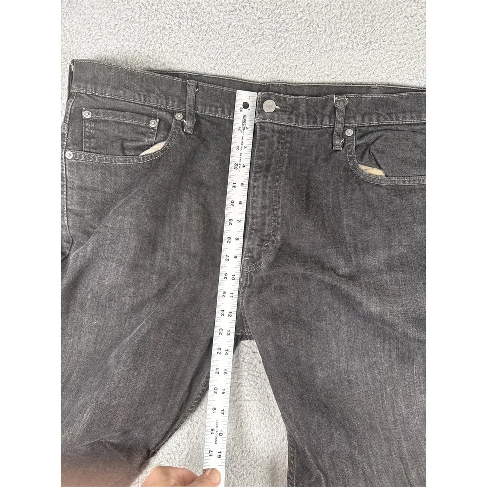 Levis 569 Jeans Men 40x32 (42x32) Black Loose Fit Straight Leg Stretch Skater